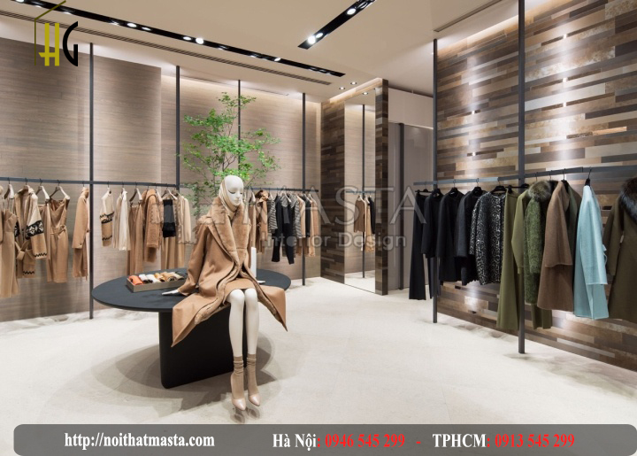Thiết kế nội thất shop thời trang 