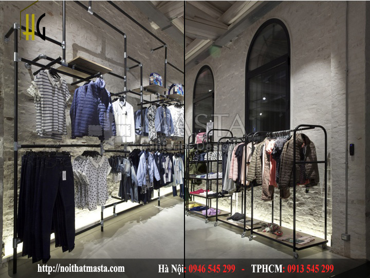 thiết kế shop thời trang