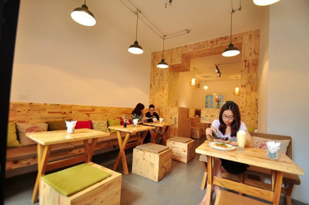 Thiết kế nội thất quán cà phê nhỏ đẹp