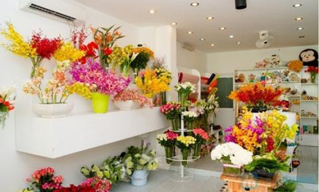 Mẫu thiết kế cửa hàng hoa tươi đẹp