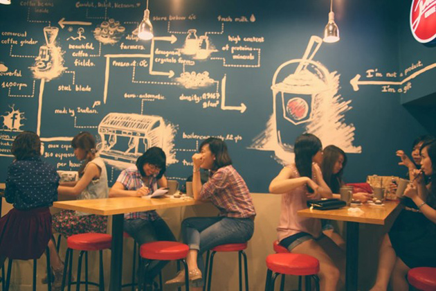 Thiết kế nội thất quán cà phê take away