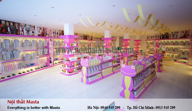 Mẫu thiết kế nội thất cửa hàng mẹ và bé2