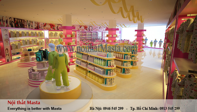 Mẫu thiết kế nội thất cửa hàng mẹ và bé4