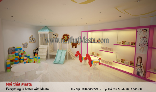 Mẫu thiết kế nội thất cửa hàng mẹ và bé6