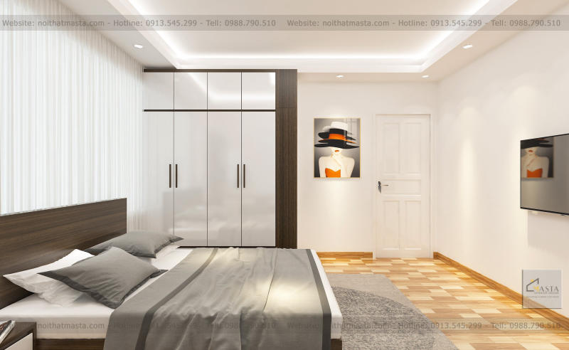 Thiết kế nội thất 3 phòng ngủ anh Đông 