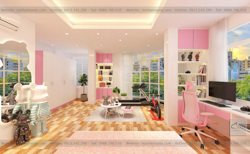 Thiết kế nội thất 3 phòng ngủ anh Đông 