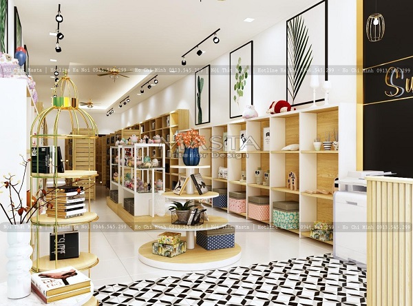 Mẫu thiết kế nhà sách đẹp cho không gian nhỏ