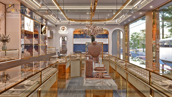Ưu tiên trải nghiệm hơn là đại trà đối với thiết kế tiệm vàng 110m2