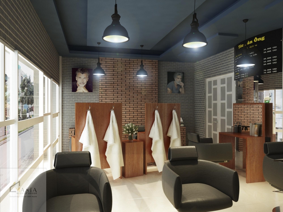 Thiết kế Hair salon Tóc Nam Đàn Ông - Quận 7
