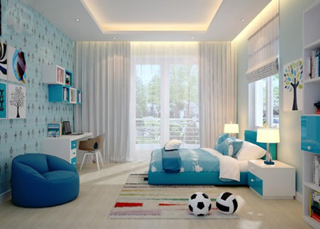 Nội thất phòng ngủ trẻ em cho bé trai cực đẹp 01