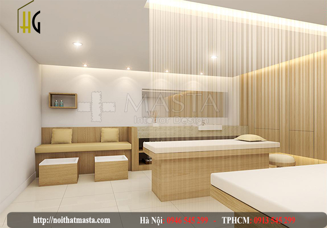 thiết kế nội thất spa