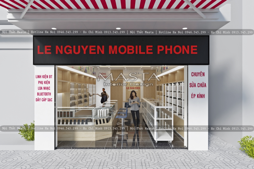 Thiết Kế Shop Điện Thoại Di Động - Anh Châu - Đồng Tháp
