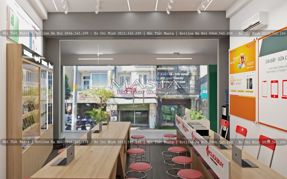 Thiết Kế Shop Điện Thoại Diêu Mơ - Anh Tiền - Gò Vấp