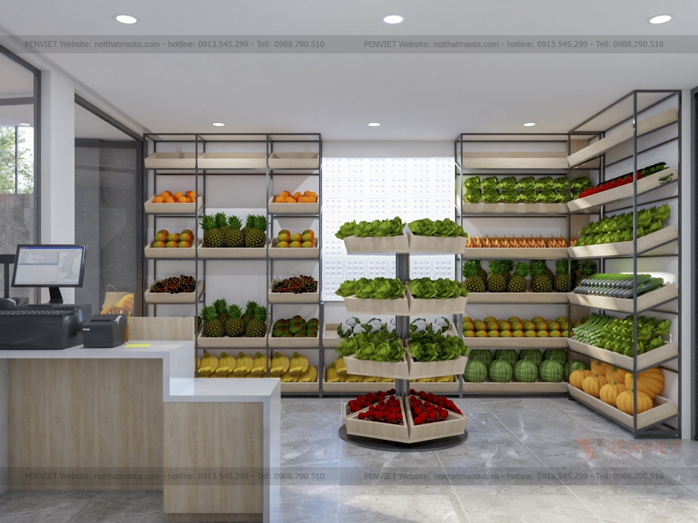Thiết kế shop trái cây NiNa - Chị Dung - Quân 2