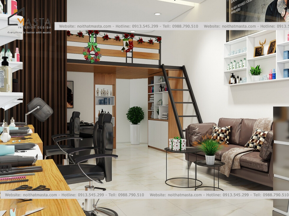 Thiết kế hair Salon - Ngọc Tiến
