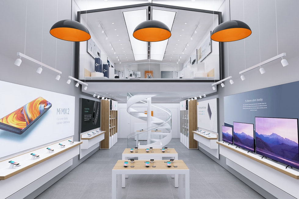 Thiết kế shop điện thoại cực đẹp giá cả lại cạnh tranh