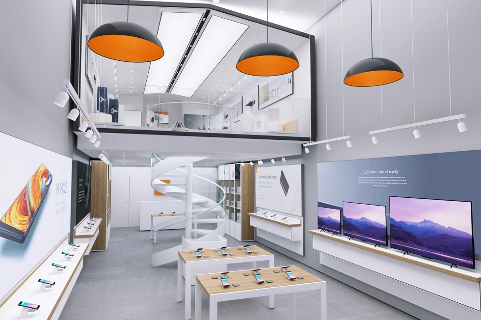 Thiết kế shop điện thoại cực đẹp giá cả lại cạnh tranh