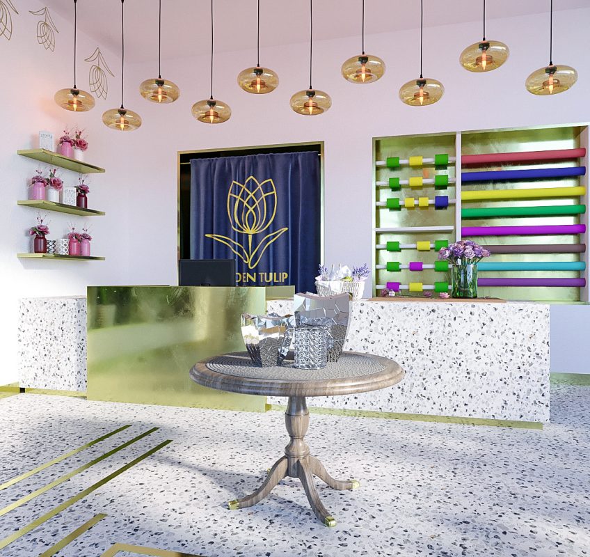 THIẾT KẾ SHOP HOA HẢI PHÒNG