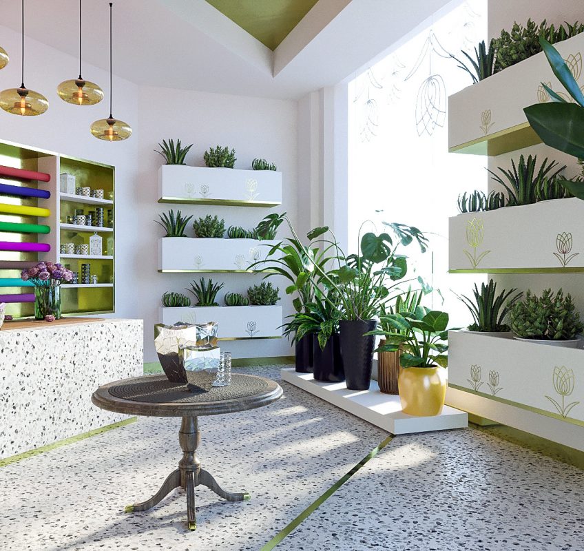 THIẾT KẾ SHOP HOA HẢI PHÒNG