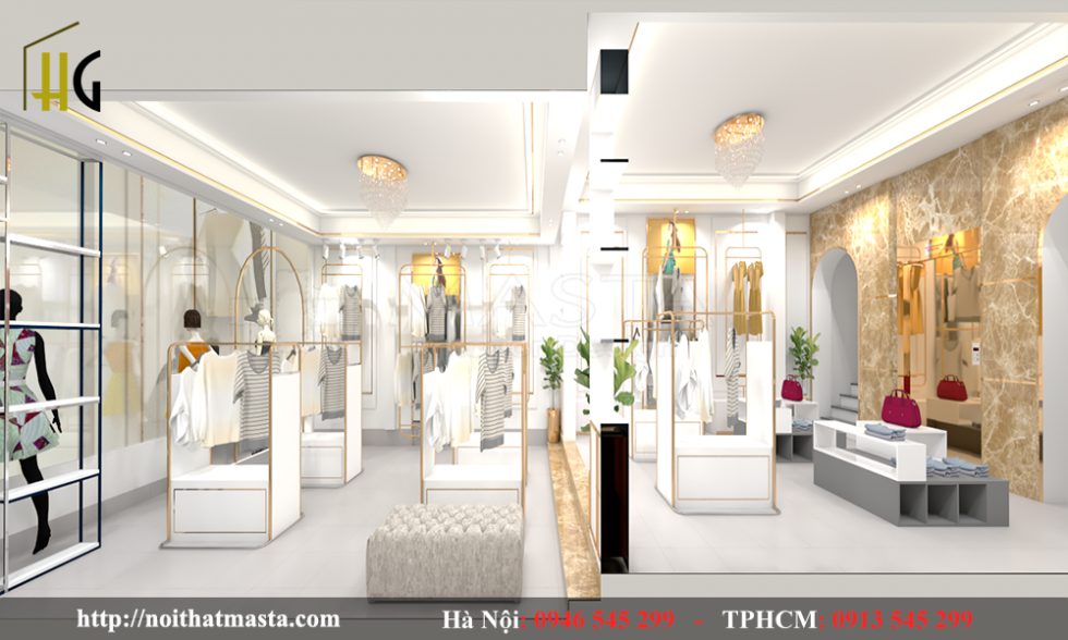Thiết kế shop thời trang đẹp nhất năm 2020