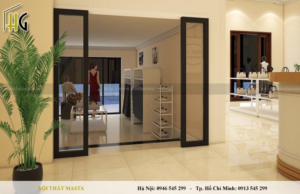 thiết kế shop thời trang đẹp