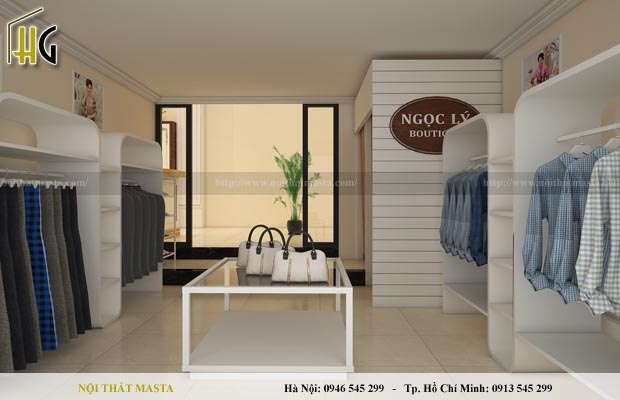 thiết kế shop thời trang