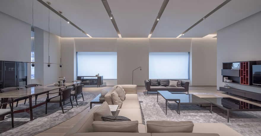 Thiết kế showroom trưng bày nội thất sang trọng