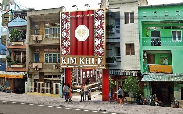 Yếu tố vị trí lắp đặt sẽ ảnh hưởng đến chi phí làm bảng hiệu tiệm vàng
