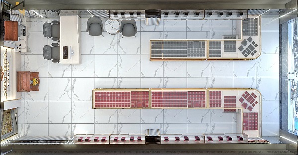 Các hạng mục trong bản vẽ tiệm vàng tiêu chuẩn có gì?
