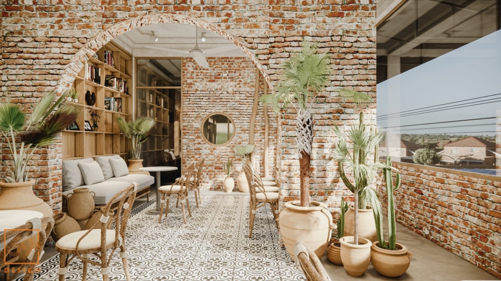 Các tiêu chí lựa chọn gạch đỏ trang trí tường quán cafe đẹp