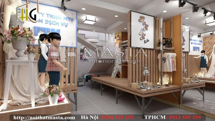 Có nhiều yếu tố ảnh hưởng đến cách bố trí cửa hàng quần áo đẹp