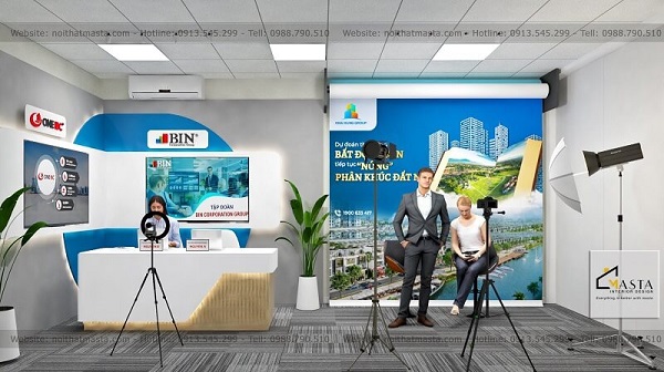 Phòng livestream giới thiệu dịch vụ sử dụng cho lĩnh vực nào?