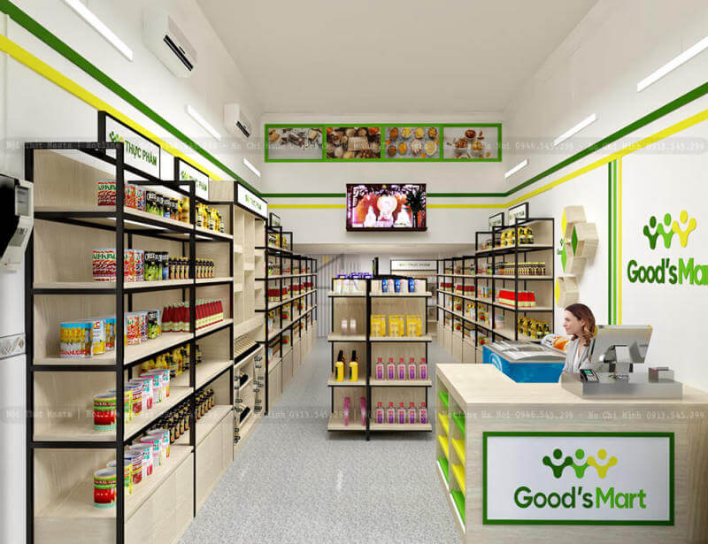 Dự án thiết kế cửa hàng cho Good’s Mart được thực hiện bởi Nội Thất Masta