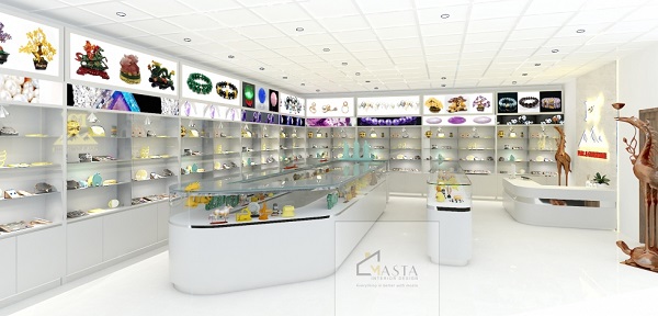 Nội Thất Masta đơn vị thiết kế - thi công cửa hàng bán đồ lưu niệm đẹp