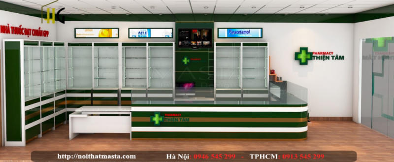 Cách trang trí quầy thuốc đạt chuẩn GPP
