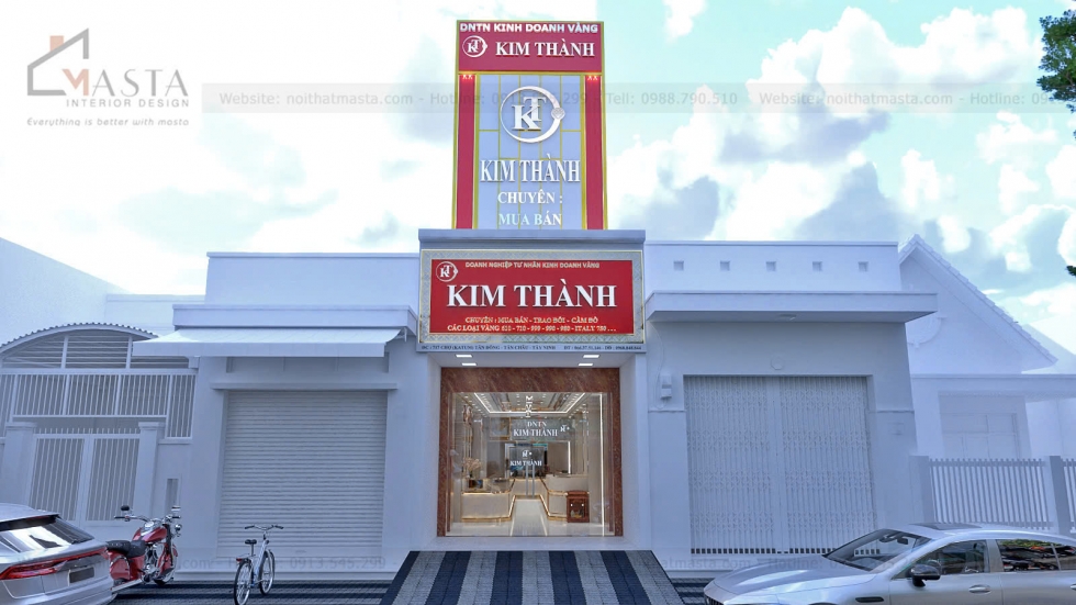 Mẫu thiết kế bảng hiệu ấn tượng tại Nội Thất Masta