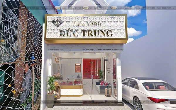 Mẫu thiết kế bảng hiệu ấn tượng tại Nội Thất Masta