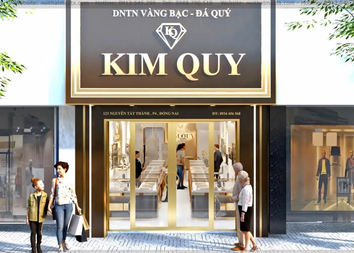 Mẫu thiết kế bảng hiệu ấn tượng tại Nội Thất Masta