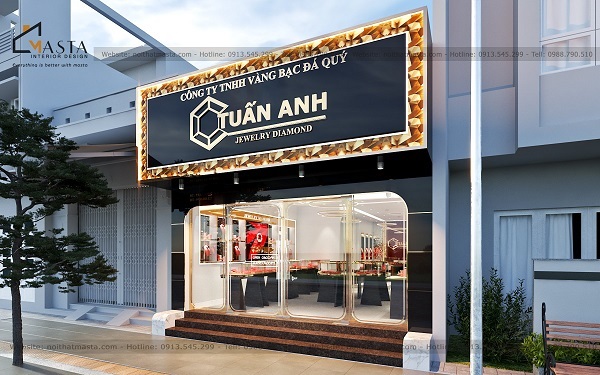 Chọn màu biển hiệu sang trọng để tôn lên giá trị sản phẩm