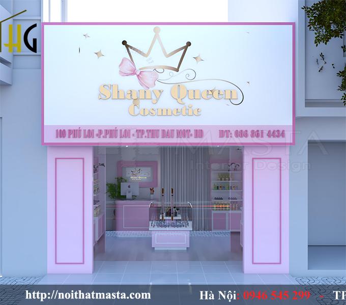 Thiết kế biển bảng shop mỹ phẩm chị Thảo