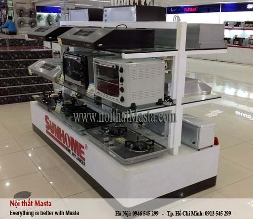 Mẫu kệ trưng bày điện máy3
