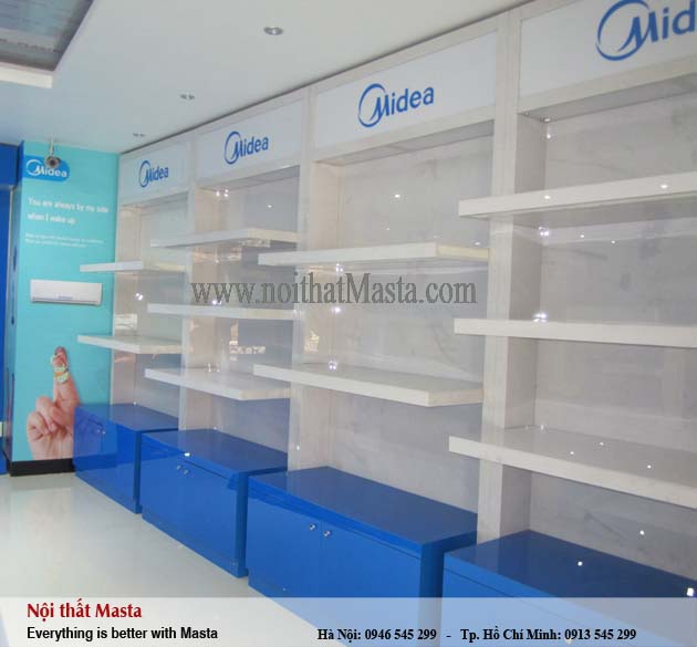 Mẫu kệ trưng bày điện máy2