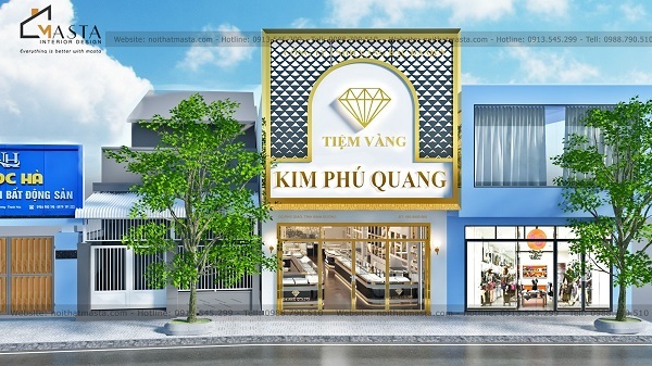 Bí quyết để tiệm vàng nổi bật trên đường, thu hút ánh nhìn