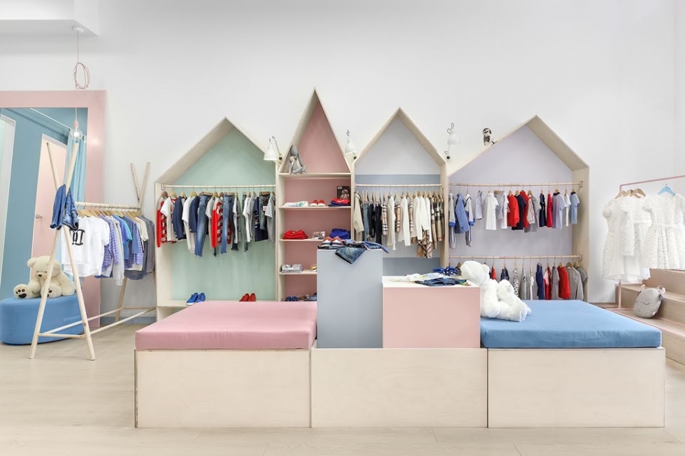 Mẫu thiết kế shop thời trang trẻ em làm nóng lòng hơn cái lạnh mùa đông