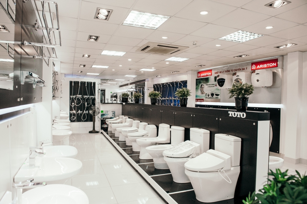 Những yếu tố cần quan tâm khi thiết kế showroom thiết bị vệ sinh