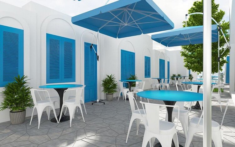 Mẫu thiết kế nội thất quán cafe hiện đại cực đẹp