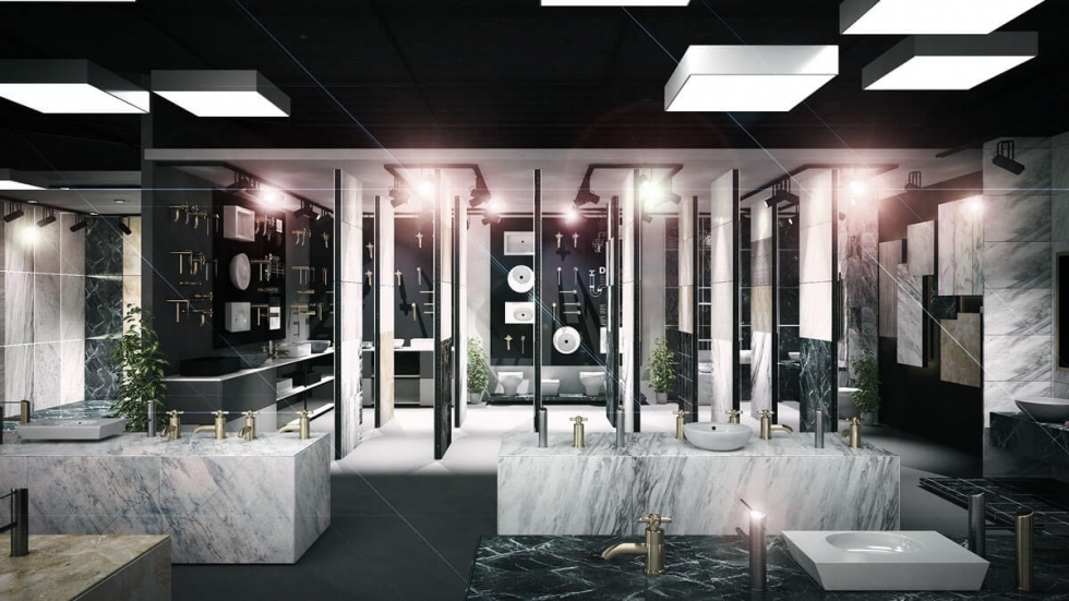 Thiết kế nội thất showroom đẹp ở Hải Dương - Cực Đẹp