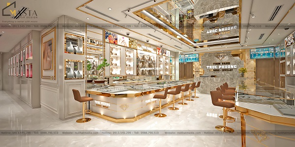 Đặc trưng của thiết kế showroom trang sức tối giản về trải nghiệm khách hàng