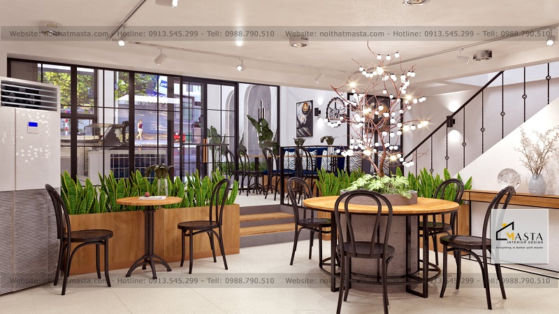 Thiết kế quán cà phê được thực hiện bởi Masta