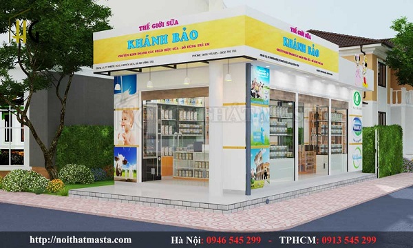 Khi thiết kế bảng hiệu cần đảm bảo font chữ rõ ràng, dễ đọc